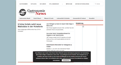 Desktop Screenshot of gastronomie-news.com