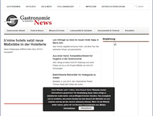 Tablet Screenshot of gastronomie-news.com